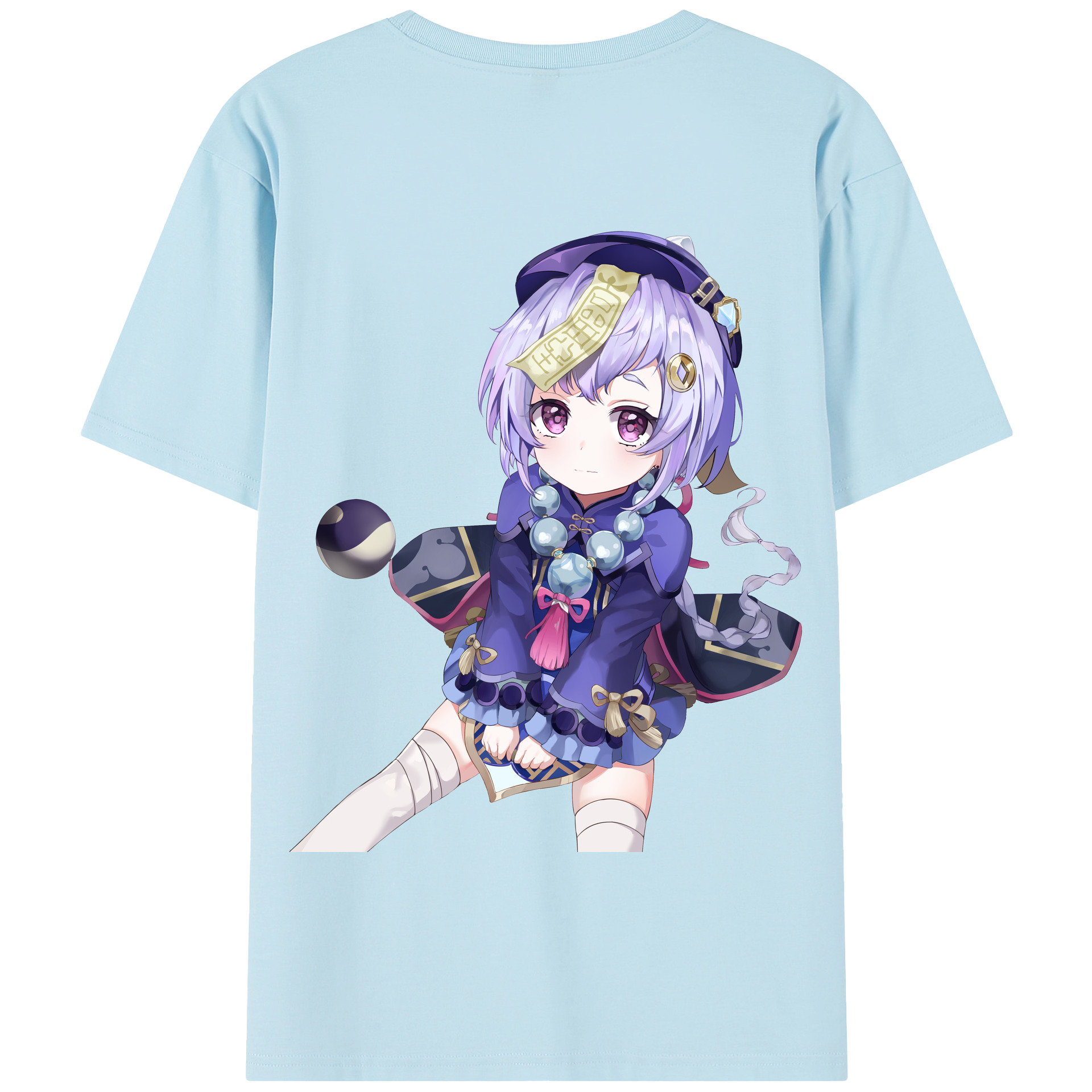 げんし神 七七 なな  genshin Nana 綿100％半袖Tシャツ（背面プリント）